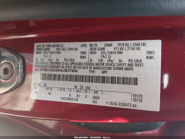 2022 FORD ESCAPE SE 9