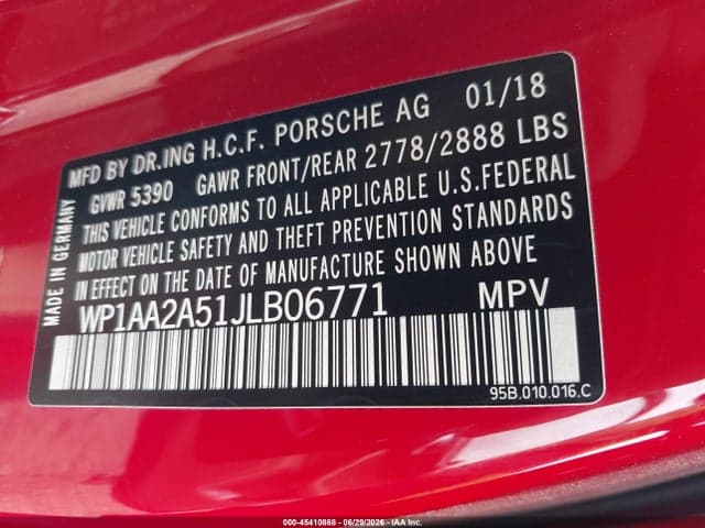 2018 PORSCHE MACAN 9