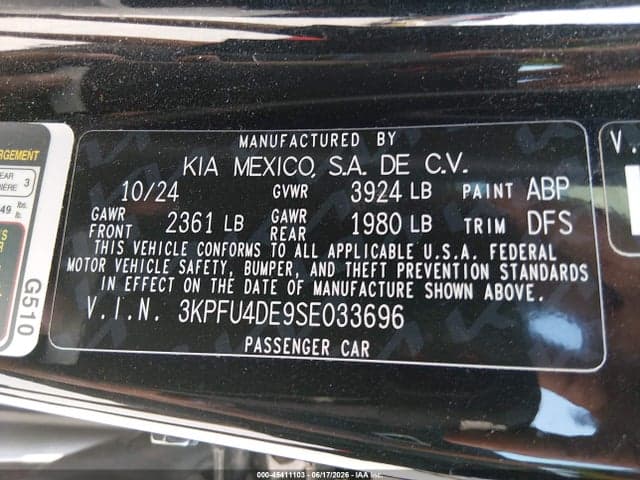 2025 KIA K4 EX 9
