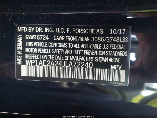 2018 PORSCHE CAYENNE E-HYBRID S PLATINUM EDITION 9