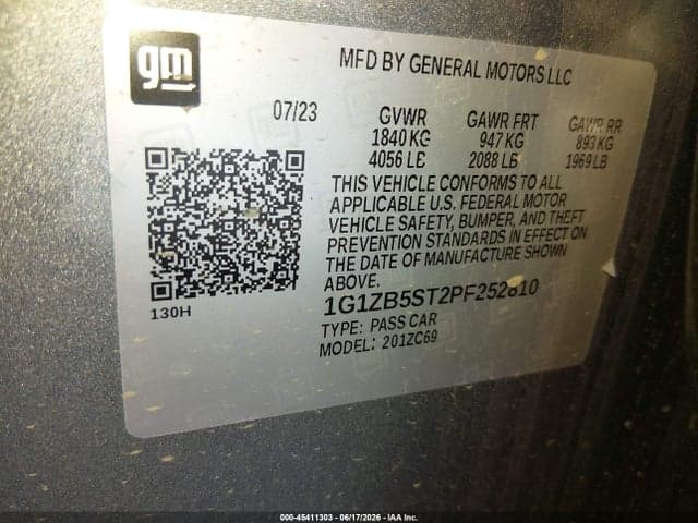 2023 CHEVROLET MALIBU FWD LS 9