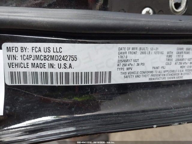2021 JEEP CHEROKEE LATITUDE 4X4 9