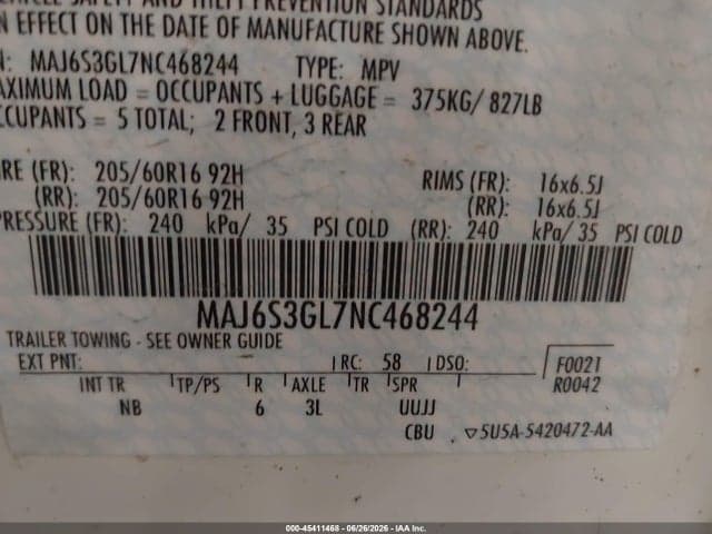 2022 FORD ECOSPORT SE 9
