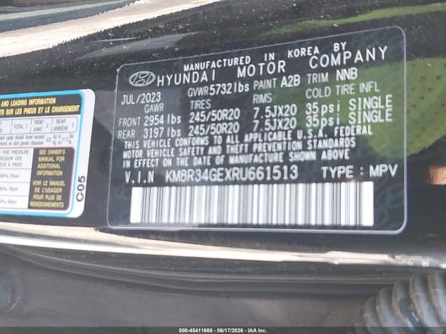 2024 HYUNDAI PALISADE XRT 9
