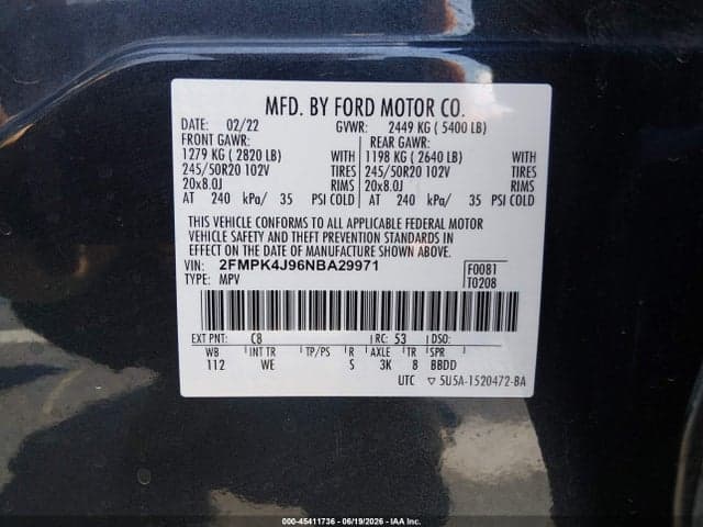 2022 FORD EDGE ST-LINE 9