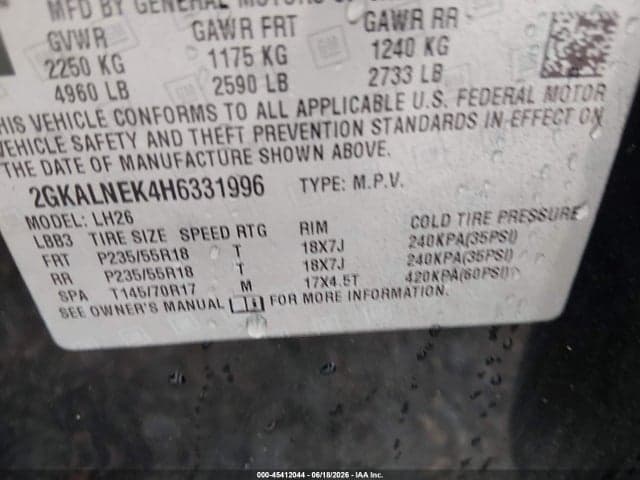 2017 GMC TERRAIN SLE-2 9