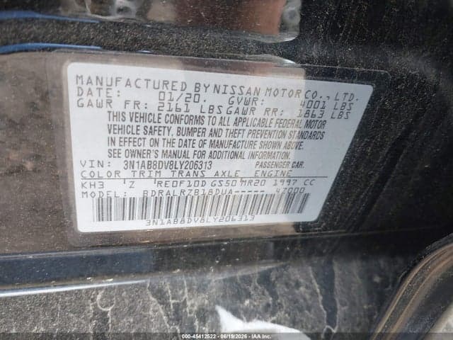 2020 NISSAN SENTRA SR XTRONIC CVT 9