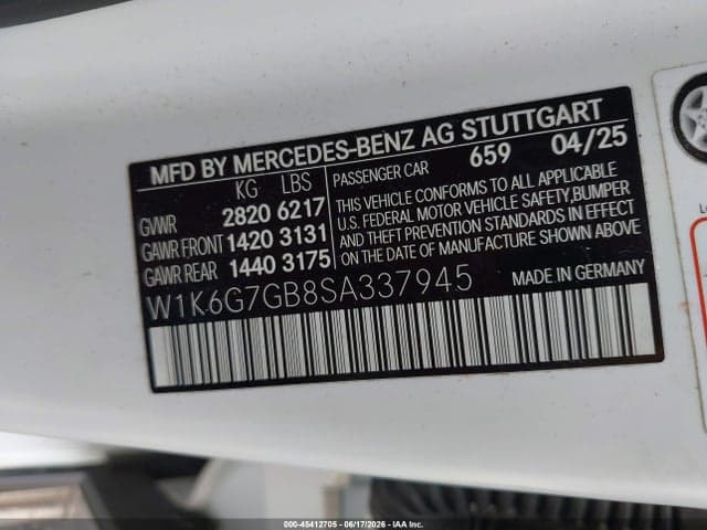 2025 MERCEDES-BENZ S 580 4MATIC 9