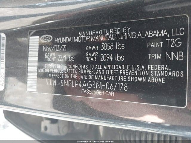 2022 HYUNDAI ELANTRA LIMITED 9