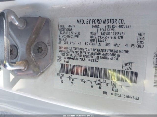 2018 FORD TRANSIT CONNECT XLT 9