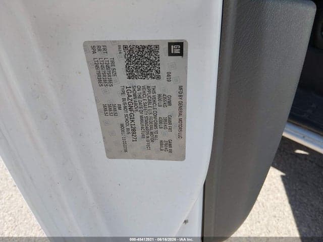 2019 CHEVROLET EXPRESS 3500 LS 9