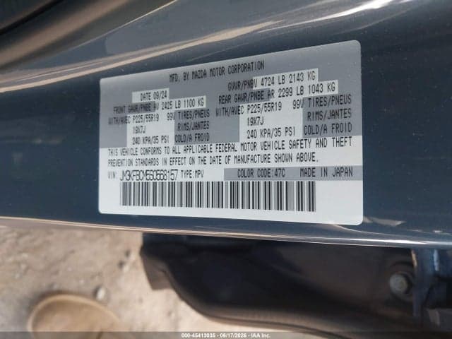 2025 MAZDA CX-5 2.5 S CARBON EDITION 9