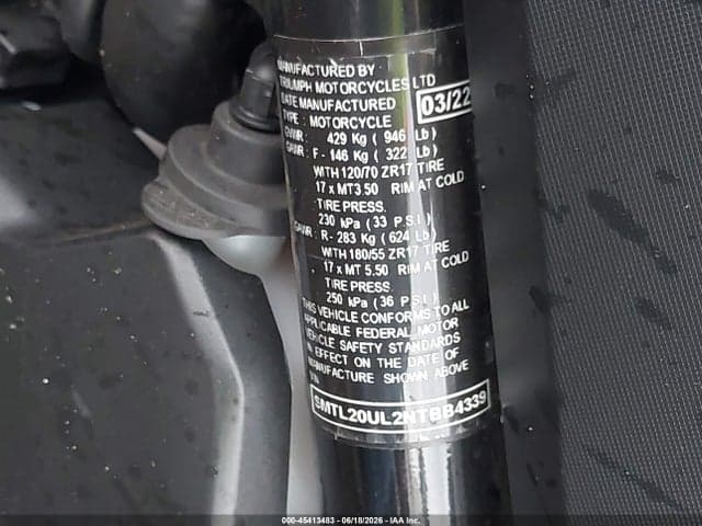 2022 TRIUMPH MOTORCYCLE TIGER SPORT 660 10