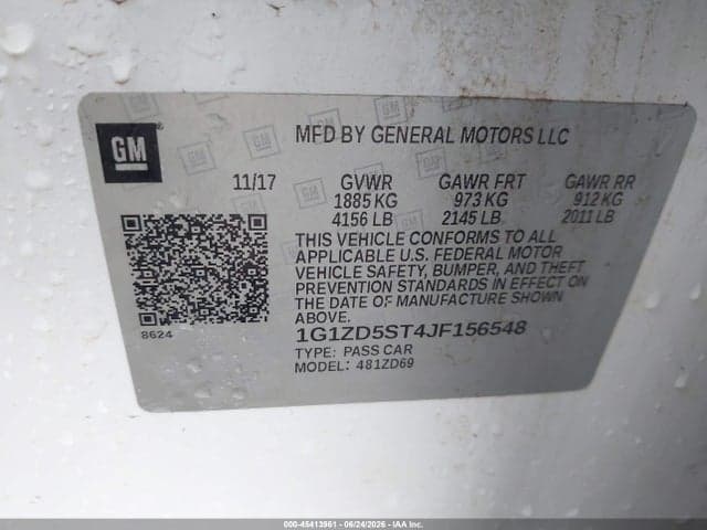 2018 CHEVROLET MALIBU LT 9
