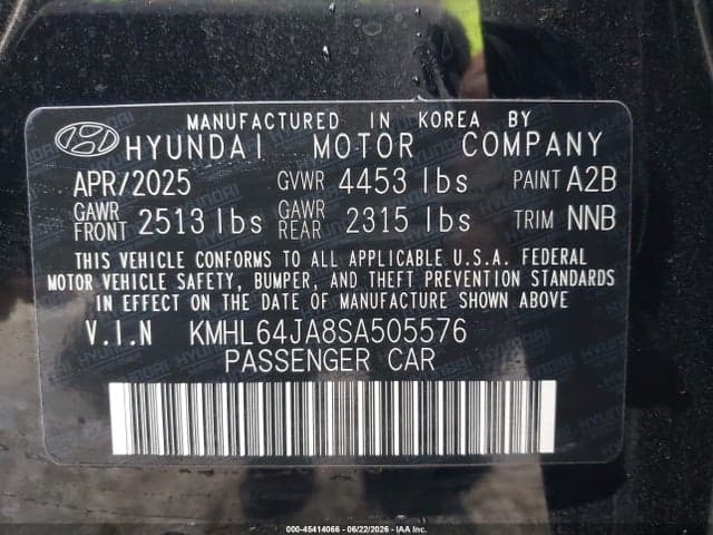 2025 HYUNDAI SONATA SEL 9