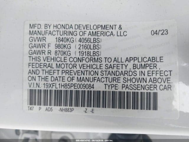 2023 HONDA CIVIC SPORT TOURING 9