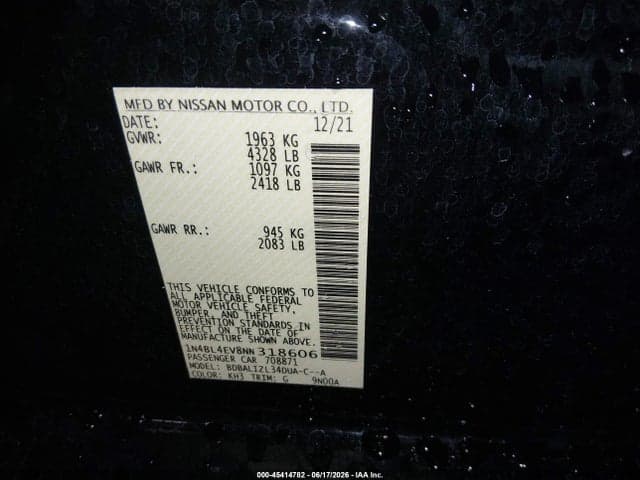 2022 NISSAN ALTIMA SL FWD 9