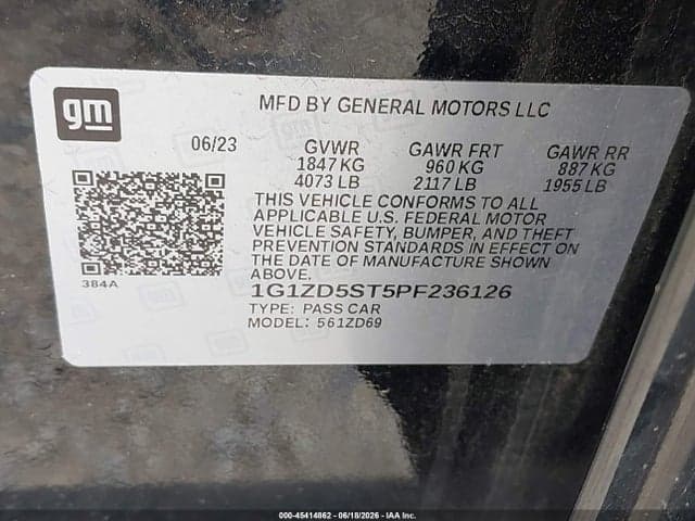 2023 CHEVROLET MALIBU FWD 1LT 9