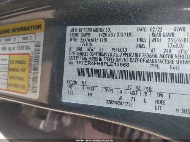 2023 FORD RANGER XLT 9
