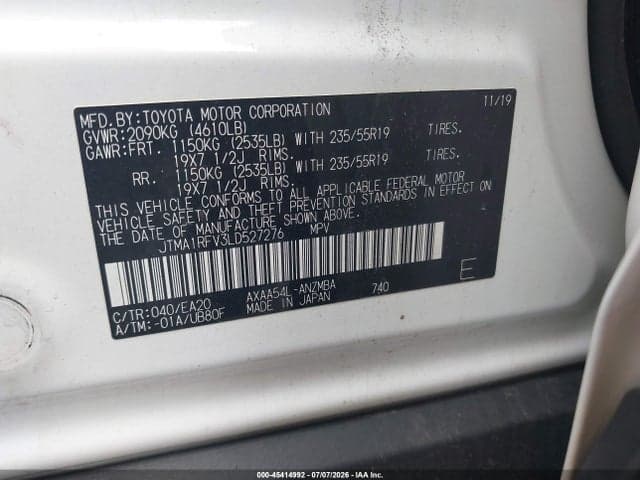 2020 TOYOTA RAV4 XLE PREMIUM 9