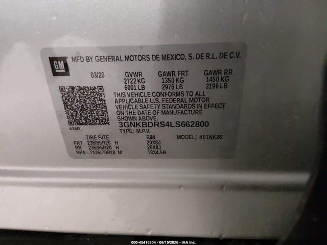2020 CHEVROLET BLAZER FWD 3LT 9