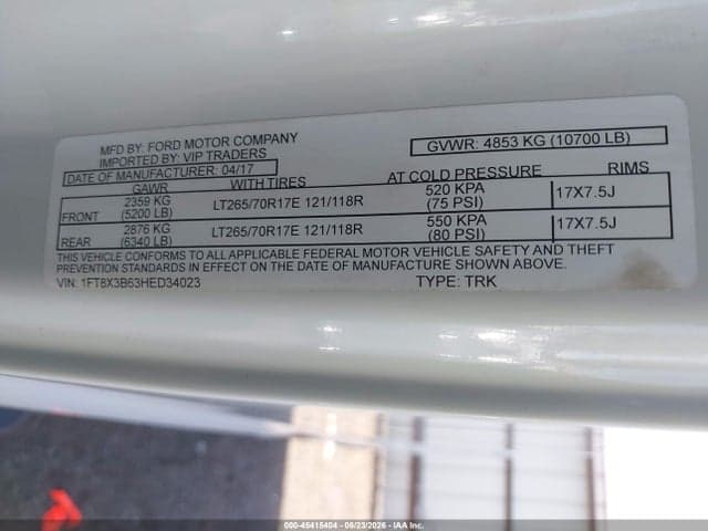 2017 FORD F-350 XLT 9