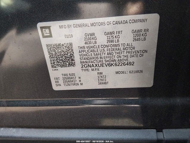2019 CHEVROLET EQUINOX LT 9