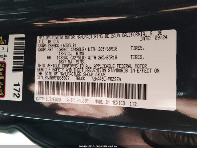 2024 TOYOTA TACOMA LIMITED 9
