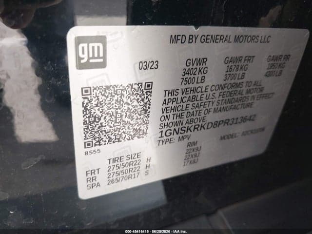 2023 CHEVROLET TAHOE 4WD RST 9