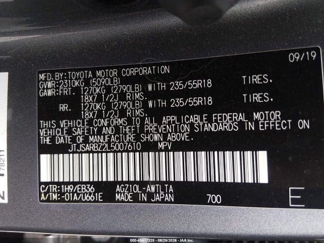 2020 LEXUS NX 300 F SPORT 9