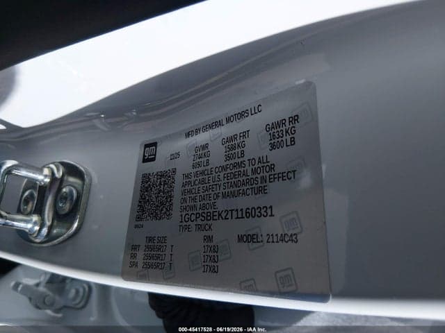 2026 CHEVROLET COLORADO WT, RWD 9