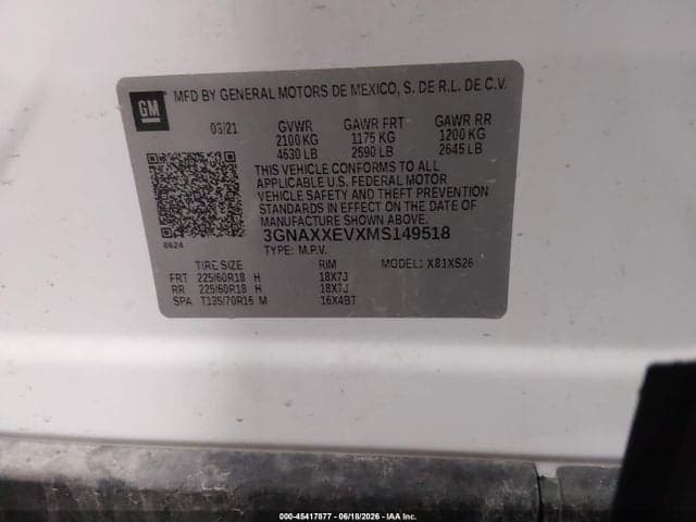 2021 CHEVROLET EQUINOX AWD PREMIER 9