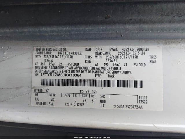 2018 FORD TRANSIT-250 9