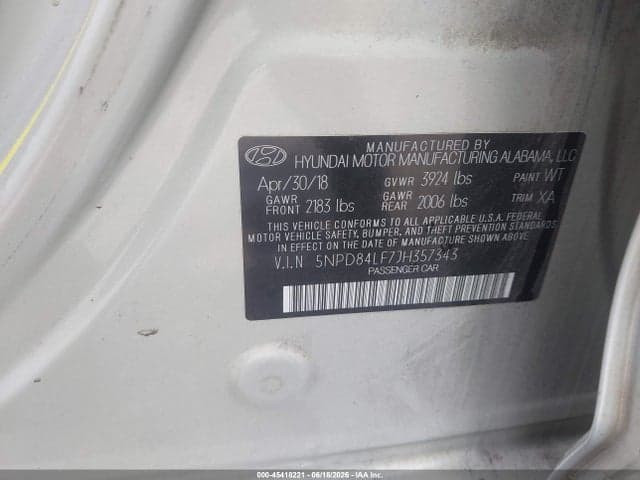 2018 HYUNDAI ELANTRA VALUE EDITION 9