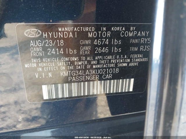 2019 GENESIS G70 2.0T 9