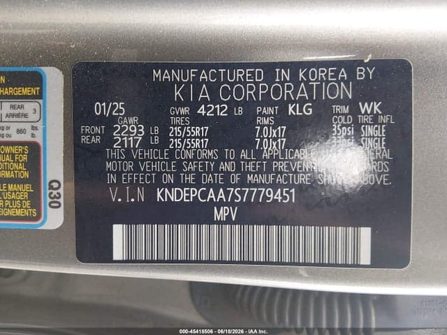 2025 KIA SELTOS LX 9