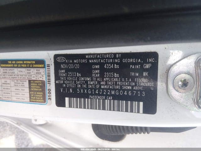 2021 KIA K5 LXS 9