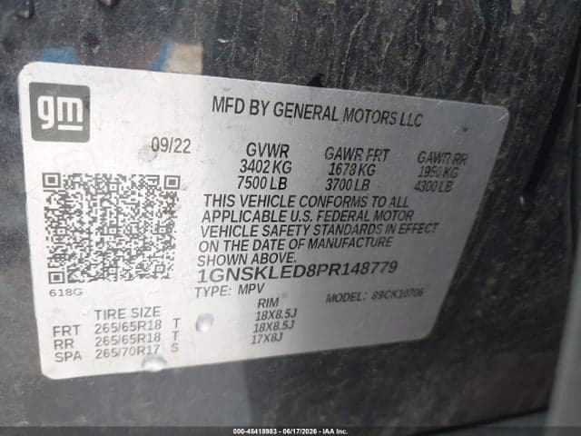 2023 CHEVROLET TAHOE 4WD COMMERCIAL FLEET 9