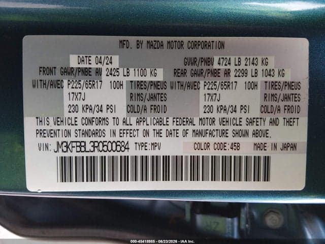 2024 MAZDA CX-5 2.5 S SELECT 9