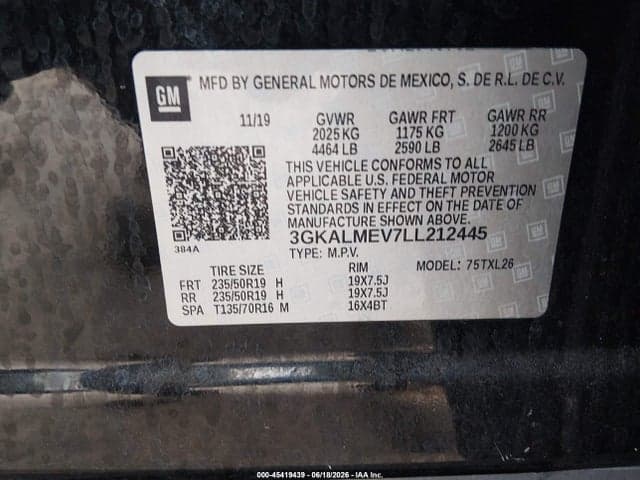 2020 GMC TERRAIN FWD SLE 9