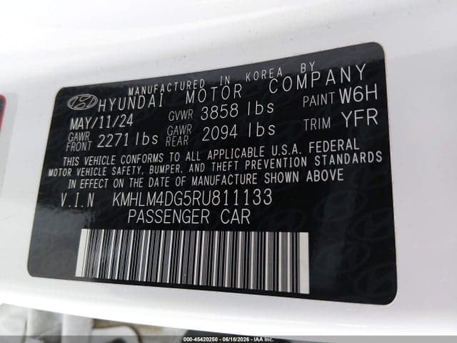 2024 HYUNDAI ELANTRA SEL 9