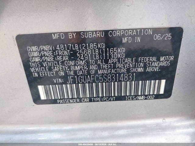 2025 SUBARU IMPREZA SPORT 5-DOOR 9
