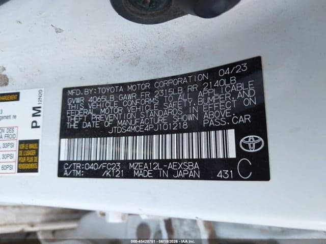 2023 TOYOTA COROLLA SE 9