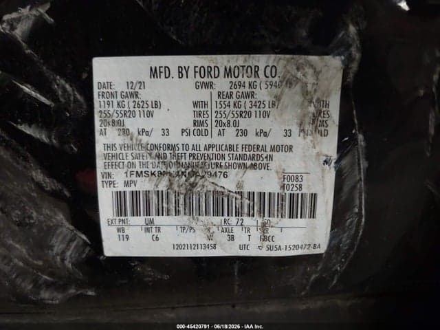 2022 FORD EXPLORER LIMITED 9
