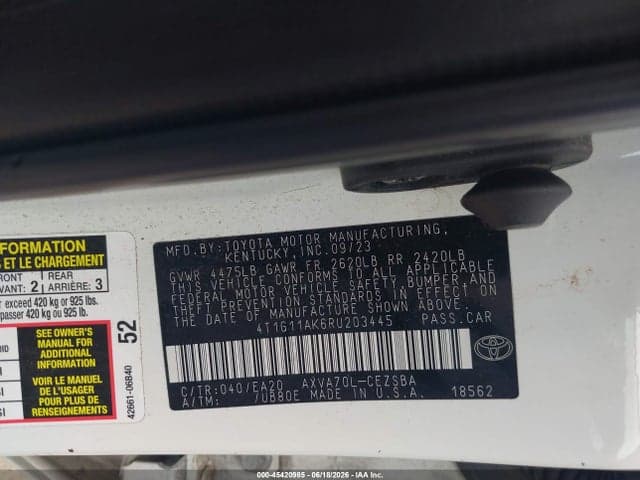 2024 TOYOTA CAMRY SE 9