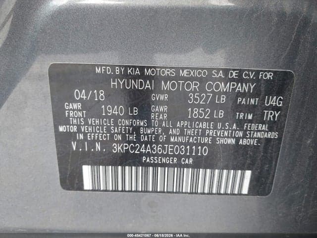 2018 HYUNDAI ACCENT SE 9