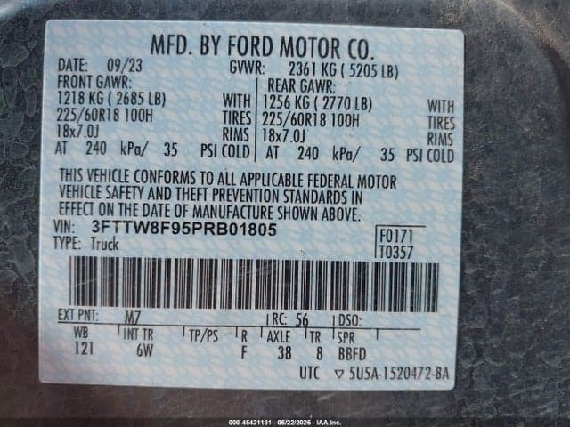 2023 FORD MAVERICK LARIAT/XL/XLT 9
