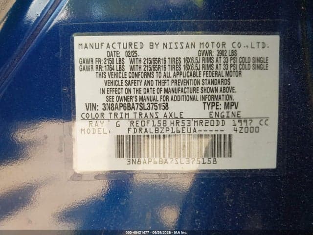 2025 NISSAN KICKS S FWD 9