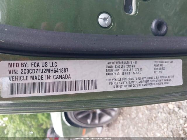 2021 DODGE CHALLENGER R/T SCAT PACK 9