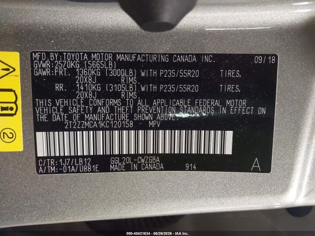 2019 LEXUS RX 350 9